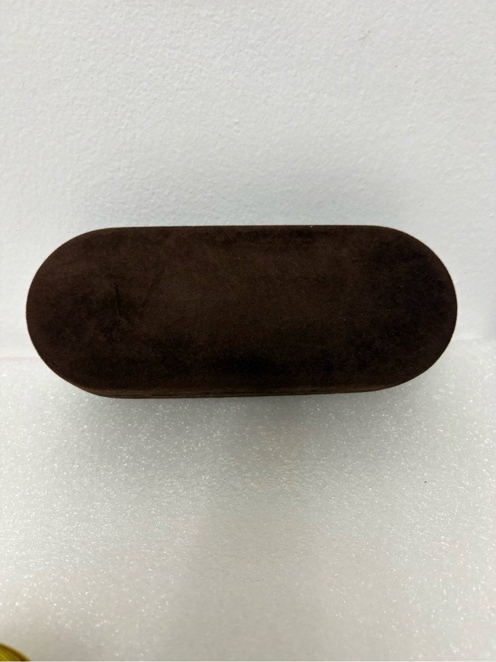 TOM FORD Dark Brown Velvet Sunglasses Eye Glasses Hard Case Clamshell. - Picture 6 of 7
